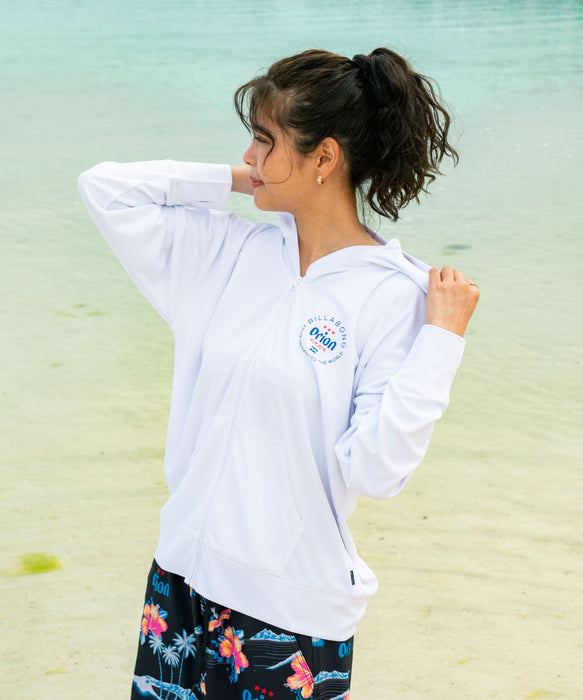 BILLABONG ウィメンズ ORION CIRCLE ZIP RASH GUARD 【ORION BEER x BILLABONG COLLECTION】ジップラッシュガード 【2026年夏モデル】