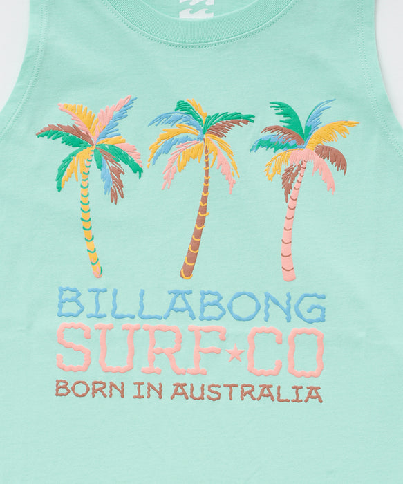 (約50%OFF)LGB スカル柄 スケルトン タンクトップ BILLABONG ガールズ FOUND IT PARADISE LOOSE TANK TOP タンクトップ