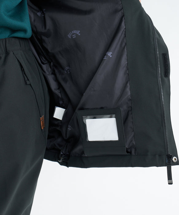BILLABONG STAND COLLAR JACKET BLK / XL