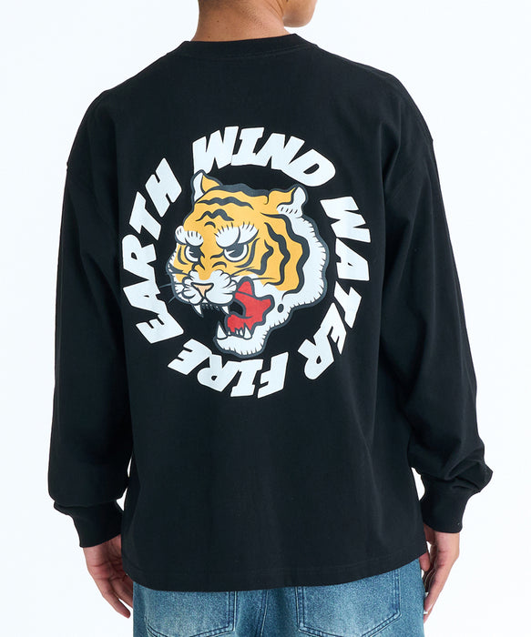 ELEMENT メンズ DOVE TIGER LS ロンT 【2026年春夏モデル】 FBK / XL