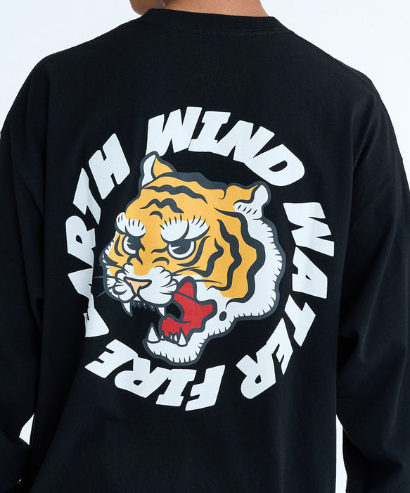 ELEMENT メンズ DOVE TIGER LS ロンT 【2026年春夏モデル】 FBK / XL