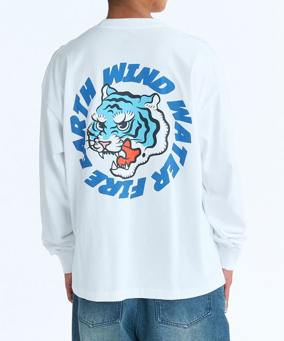 ELEMENT メンズ DOVE TIGER LS ロンT 【2026年春夏モデル】 WHT / XL