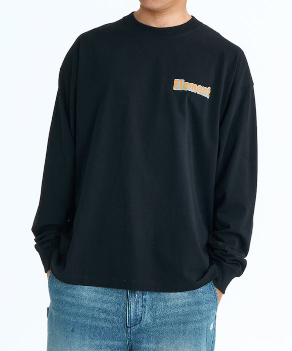 ELEMENT メンズ ACOMPANY LS ロンT 【2026年春夏モデル】 FBK / XL