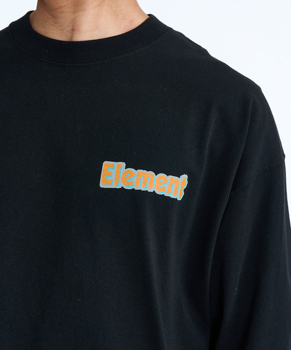 ELEMENT メンズ ACOMPANY LS ロンT 【2026年春夏モデル】 FBK / XL