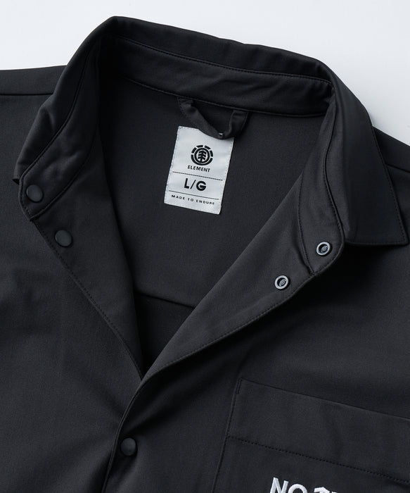 ELEMENT メンズ TREE SHIRTS 半袖シャツ 【2026年夏モデル】 FBK / XL
