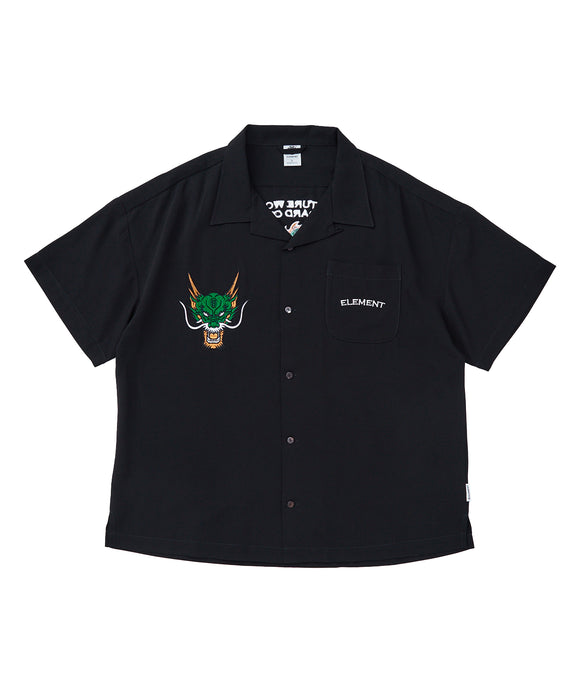 ELEMENT メンズ VIETNAM SK8 SHIRTS 半袖シャツ 【2026年春夏モデル】 BKD / XL