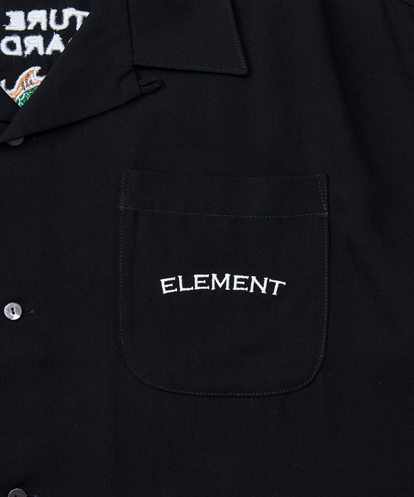 ELEMENT メンズ VIETNAM SK8 SHIRTS 半袖シャツ 【2026年春夏モデル】 BKD / XL