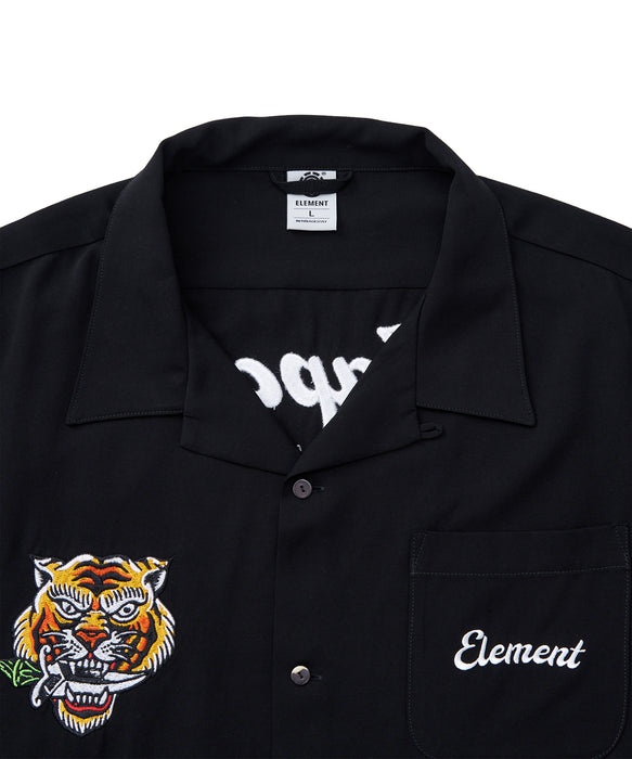 ELEMENT メンズ VIETNAM SK8 SHIRTS 半袖シャツ 【2026年春夏モデル】 BKT / XL