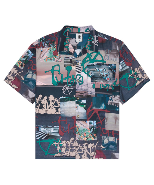 ELEMENT メンズ RELAX RESORT SS 半袖シャツ 【2026年春夏モデル】 CLM6 / XL