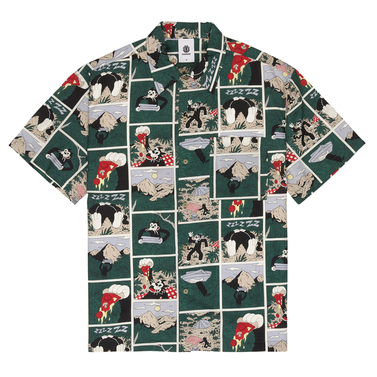 直営店限定】ELEMENT メンズ REGULAR SB PRINTED SS 半袖シャツ 【2026