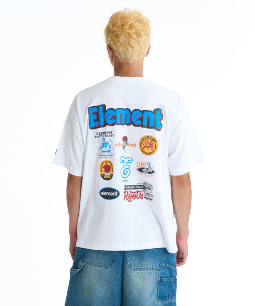 ELEMENT メンズ ACOMPANY SS Tシャツ 【2026年春夏モデル】 WHT / XL