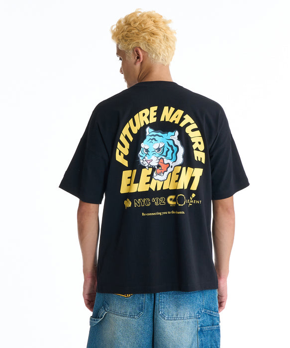 ELEMENT メンズ TIGER SS Tシャツ 【2026年春夏モデル】 FBK / XL