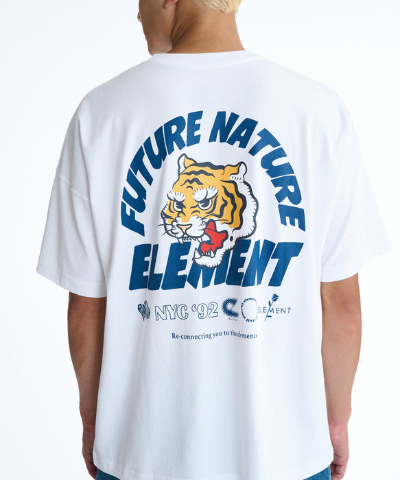 ELEMENT メンズ TIGER SS Tシャツ 【2026年春夏モデル】 WHT / XL