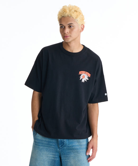 ELEMENT メンズ FLOWER SS Tシャツ 【2026年春夏モデル】 FBK / XL