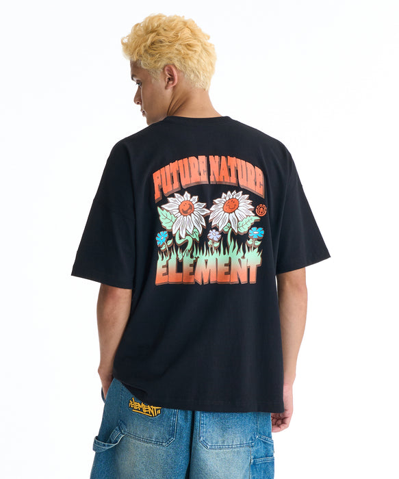 ELEMENT メンズ FLOWER SS Tシャツ 【2026年春夏モデル】 FBK / XL