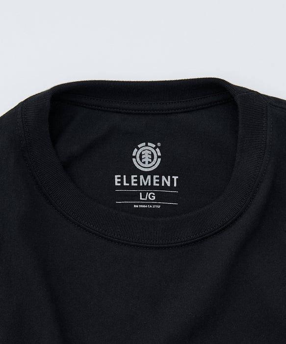 ELEMENT メンズ FLOWER SS Tシャツ 【2026年春夏モデル】 FBK / XL