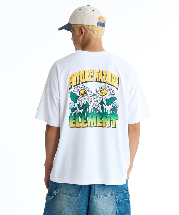 ELEMENT メンズ FLOWER SS Tシャツ 【2026年春夏モデル】 WHT / XL