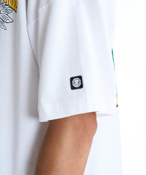 ELEMENT メンズ FLOWER SS Tシャツ 【2026年春夏モデル】 WHT / XL