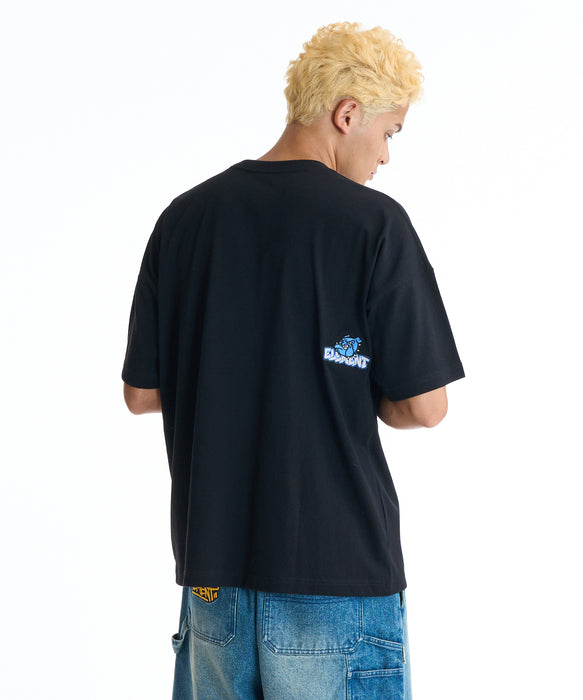 ELEMENT メンズ TAG BULLDOG SS Tシャツ 【2026年春夏モデル】 FBK / XL