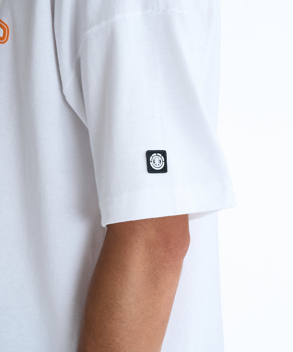 ELEMENT メンズ TAG BULLDOG SS Tシャツ 【2026年春夏モデル】 WHT / XL