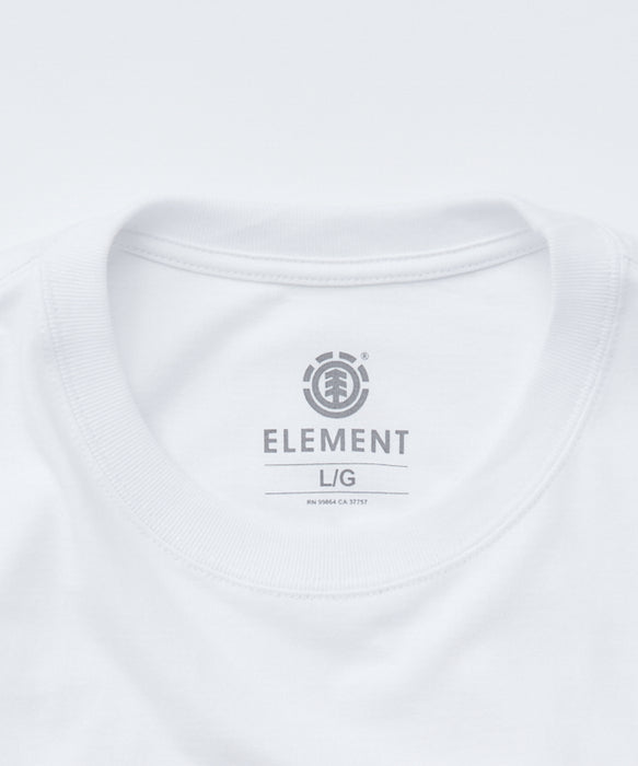 ELEMENT メンズ TAG BULLDOG SS Tシャツ 【2026年春夏モデル】 WHT / XL