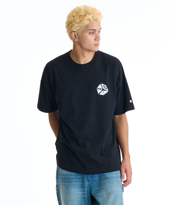 ELEMENT メンズ DICE SS Tシャツ 【2026年春夏モデル】 FBK / XL