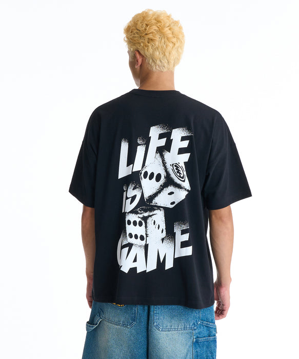 ELEMENT メンズ DICE SS Tシャツ 【2026年春夏モデル】 FBK / XL