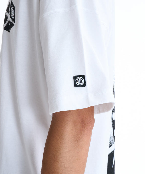 ELEMENT メンズ DICE SS Tシャツ 【2026年春夏モデル】 WHT / XL