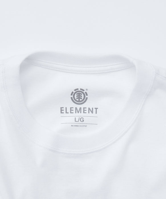 ELEMENT メンズ DICE SS Tシャツ 【2026年春夏モデル】 WHT / XL