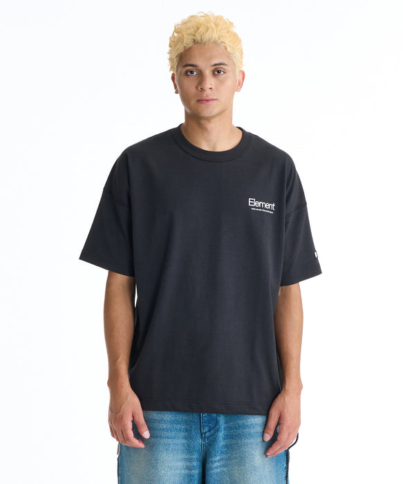 ELEMENT メンズ AUTHENTIC SS Tシャツ 【2026年夏モデル】 FBK / XL