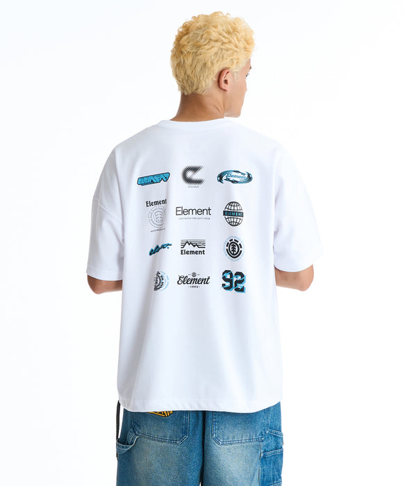 ELEMENT メンズ AUTHENTIC SS Tシャツ 【2026年夏モデル】 WHT / XL