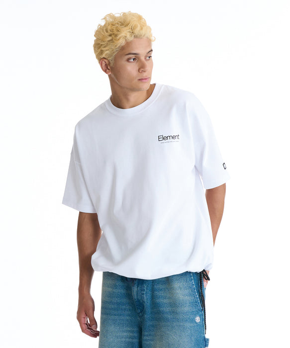 ELEMENT メンズ AUTHENTIC SS Tシャツ 【2026年夏モデル】 WHT / XL