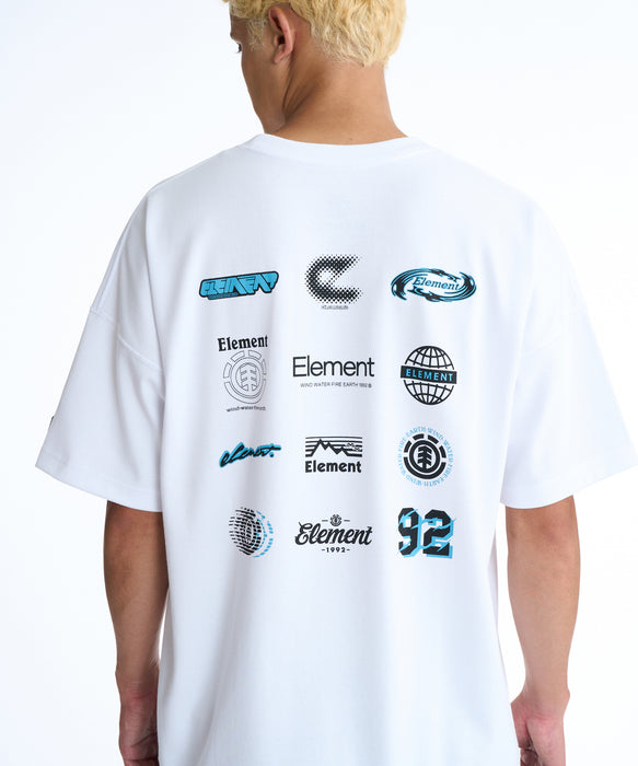 ELEMENT メンズ AUTHENTIC SS Tシャツ 【2026年夏モデル】 WHT / XL