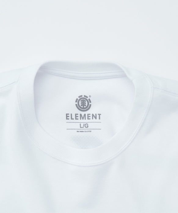 ELEMENT メンズ AUTHENTIC SS Tシャツ 【2026年夏モデル】 WHT / XL
