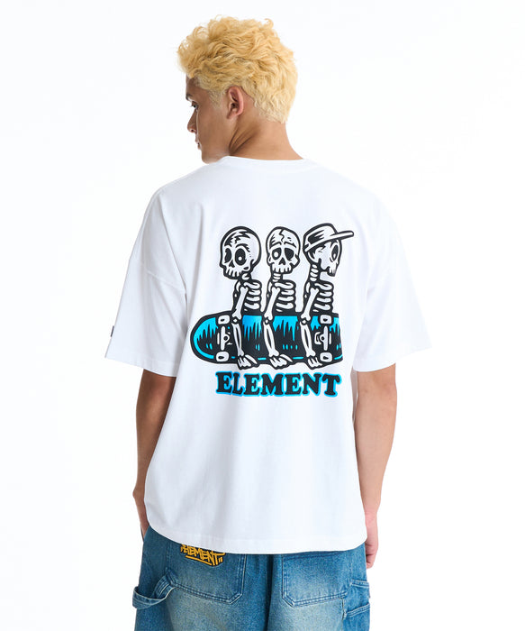 ELEMENT メンズ TIMBER 3 SS Tシャツ 【2026年春夏モデル】 WHT / XL