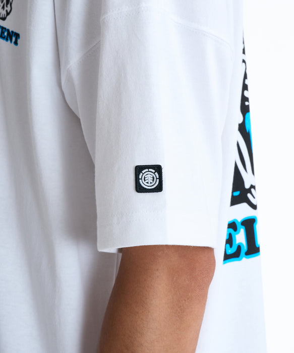 ELEMENT メンズ TIMBER 3 SS Tシャツ 【2026年春夏モデル】 WHT / XL