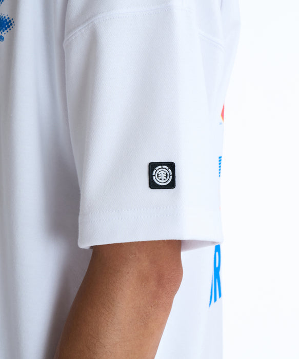 ELEMENT メンズ WORLD WIDE SS Tシャツ 【2026年夏モデル】 WHT / XL