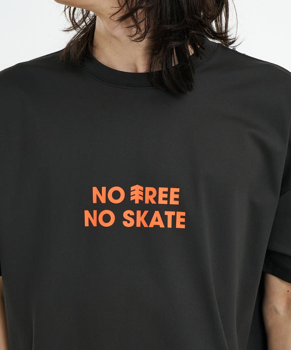 ELEMENT メンズ NO TREE NO SKATE SS Tシャツ 【2026年夏モデル】 FBK / XL