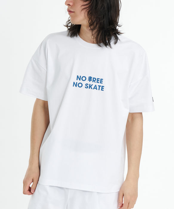 ELEMENT メンズ NO TREE NO SKATE SS Tシャツ 【2026年夏モデル】 WHT / XL