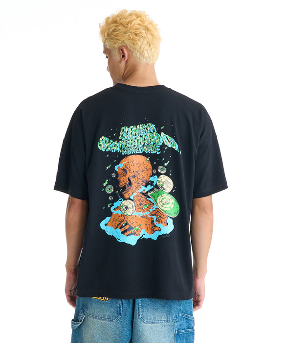 ELEMENT メンズ HIROTTON  SS Tシャツ 【2026年夏モデル】 FBK / XL