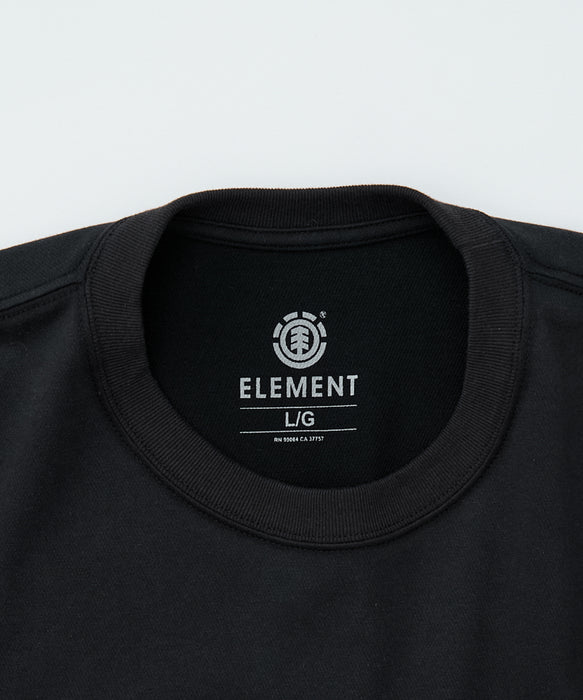 ELEMENT メンズ HIROTTON  SS Tシャツ 【2026年夏モデル】 FBK / XL