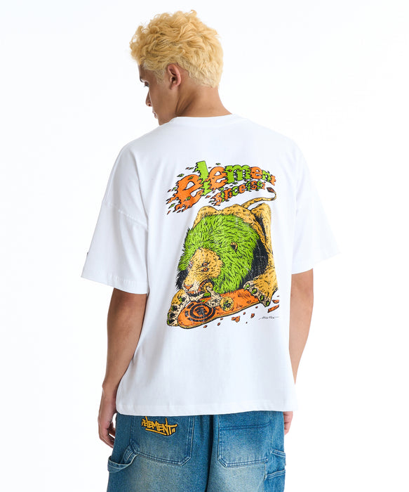 ELEMENT メンズ HIROTTON  SS Tシャツ 【2026年夏モデル】 WHT / XL