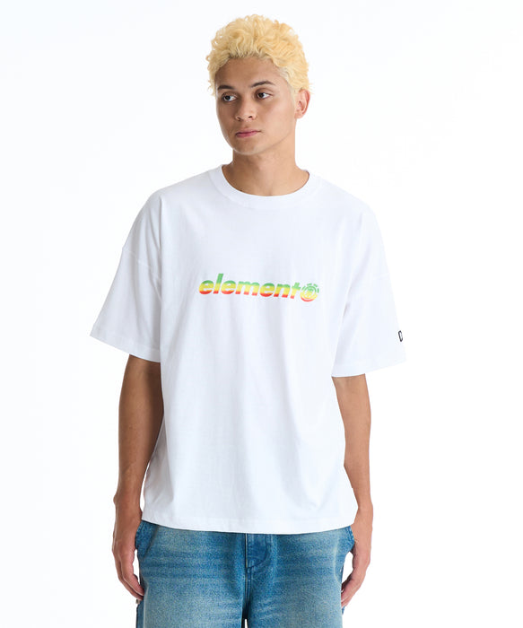 ELEMENT メンズ RASTA GRADE SS Tシャツ 【2026年夏モデル】 WHT / XL