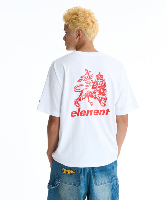 ELEMENT メンズ RASTA GRADE SS Tシャツ 【2026年夏モデル】 WHT / XL