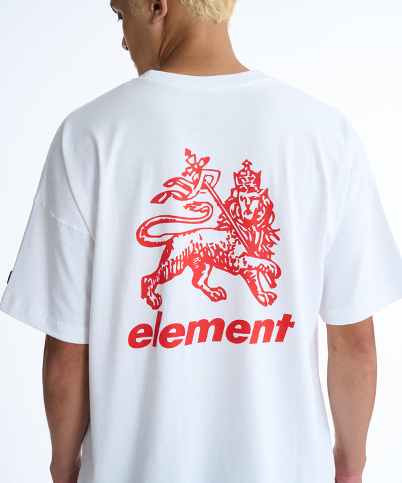 ELEMENT メンズ RASTA GRADE SS Tシャツ 【2026年夏モデル】 WHT / XL