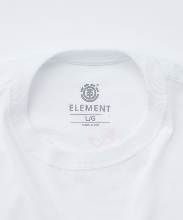 ELEMENT メンズ RASTA GRADE SS Tシャツ 【2026年夏モデル】 WHT / XL
