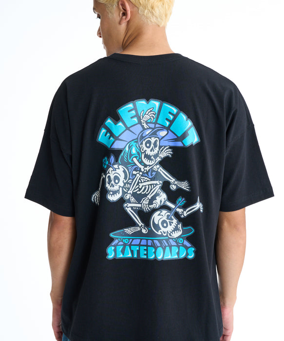ELEMENT メンズ TIMBER 3 2ND SS Tシャツ 【2026年夏モデル】 FBK / XL