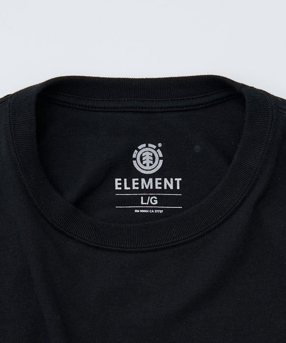 ELEMENT メンズ TIMBER 3 2ND SS Tシャツ 【2026年夏モデル】 FBK / XL