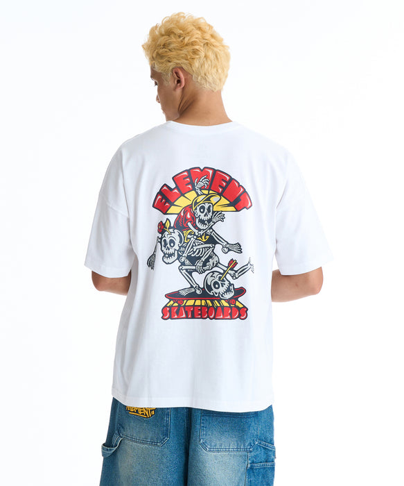 ELEMENT メンズ TIMBER 3 2ND SS Tシャツ 【2026年夏モデル】 WHT / XL