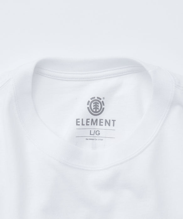 ELEMENT メンズ TIMBER 3 2ND SS Tシャツ 【2026年夏モデル】 WHT / XL